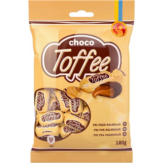 Karamellit "Choco Toffee" 120g - 62% alennus