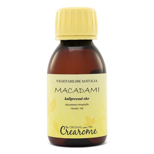Crearome Ekologisk Macadamiaolja Kallpressad, 100 ml