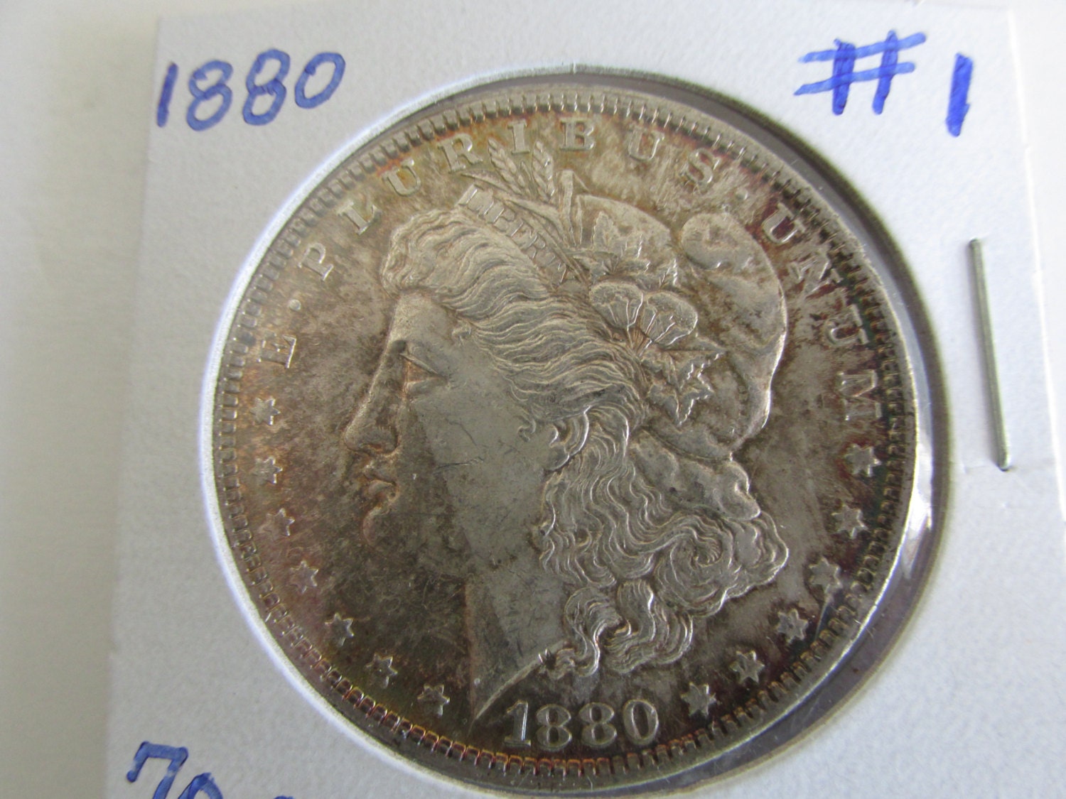 1880 Silver Dollar Antique Coins Morgan Usa Us Coin Currency Rare 1800S