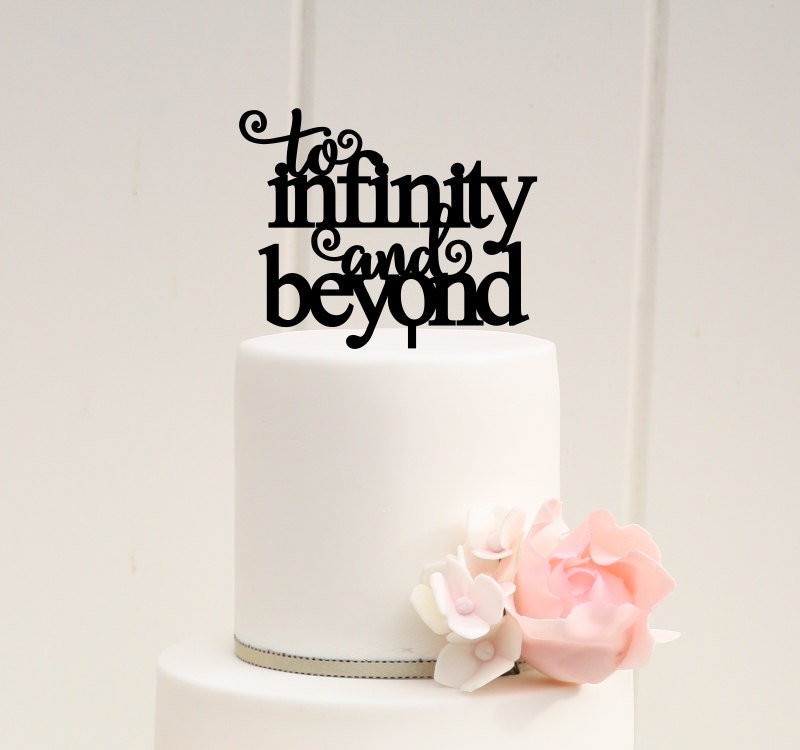 To Infinity & Beyond Wedding Cake Topper - Custom 0001