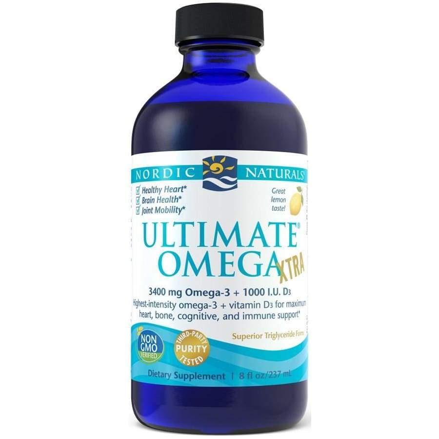 Ultimate Omega Xtra, 3400mg Lemon - 237 ml.