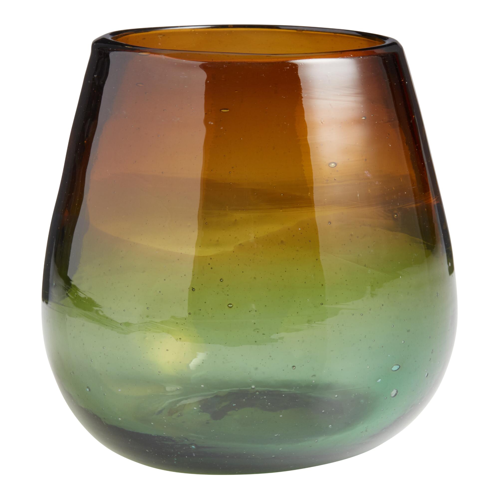 Ombre Monterey Stemless Wine Glasses Set of 4: Blue by World Market