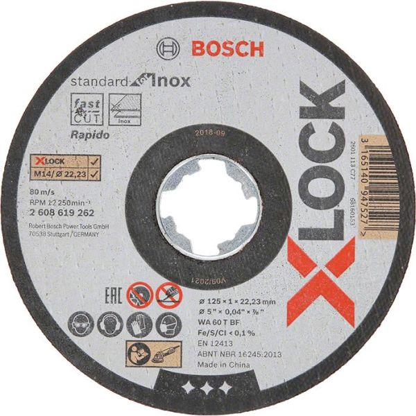 Bosch Standard for Inox Kappskive X-LOCK 115 × 1 × 22,23 mm