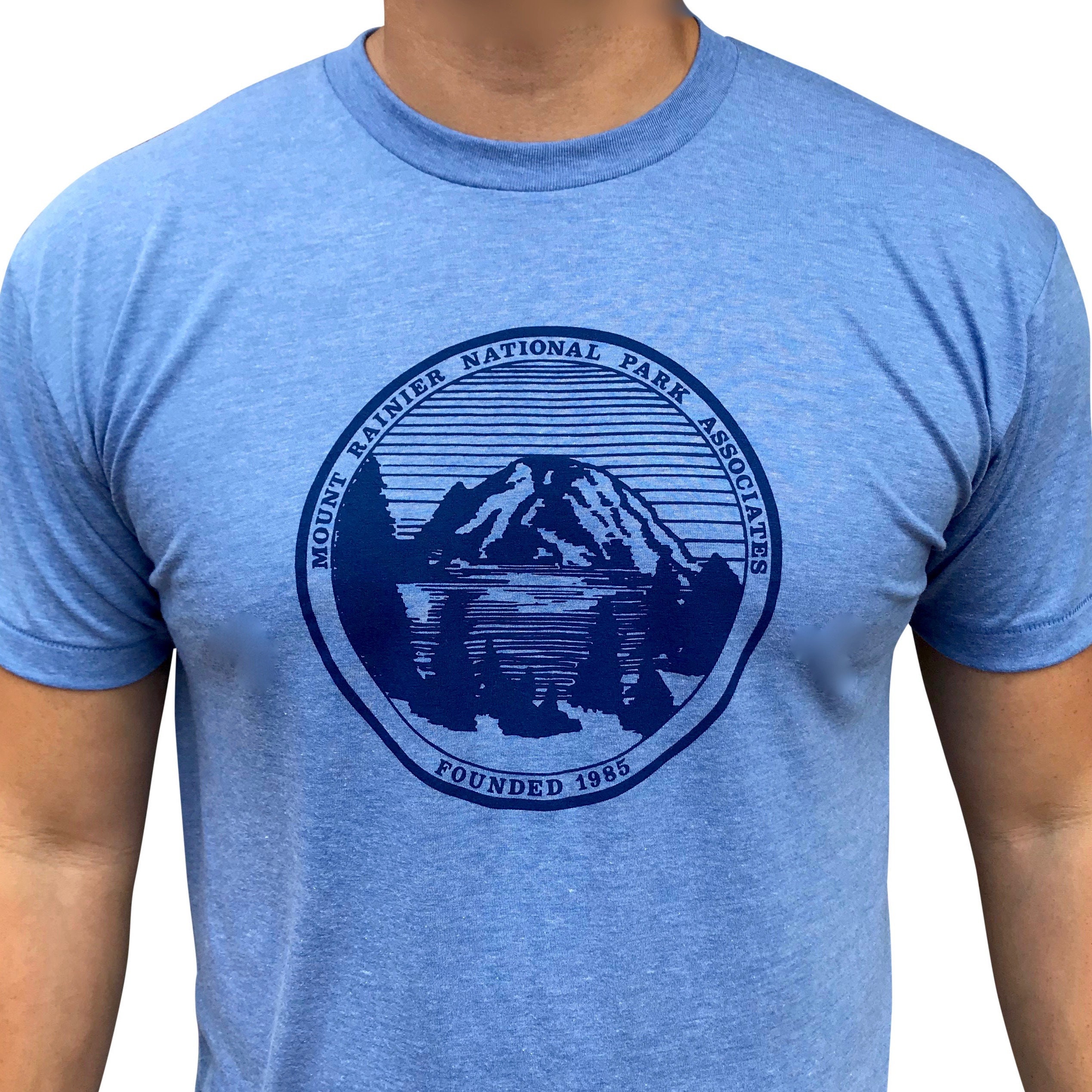 Mount Rainier Vintage Tri Blend Men's/Unisex T-Shirt
