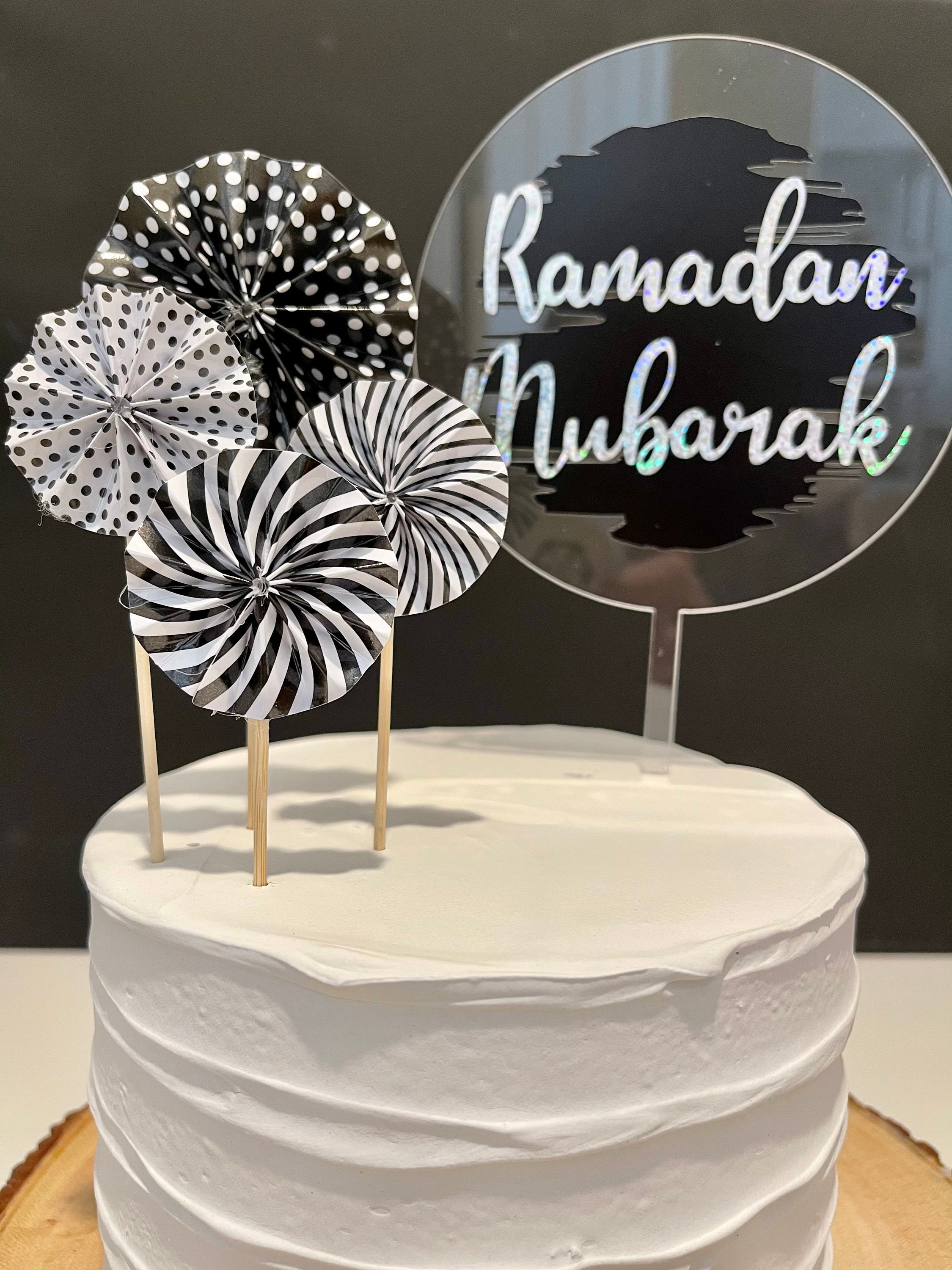 Ramadan Cake Topper | Mubarak Decor Decoration Muslim Cupcake
