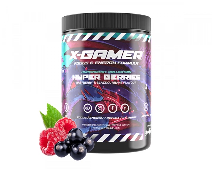 X-GAMER X-Tubz Hyper Berries 600g