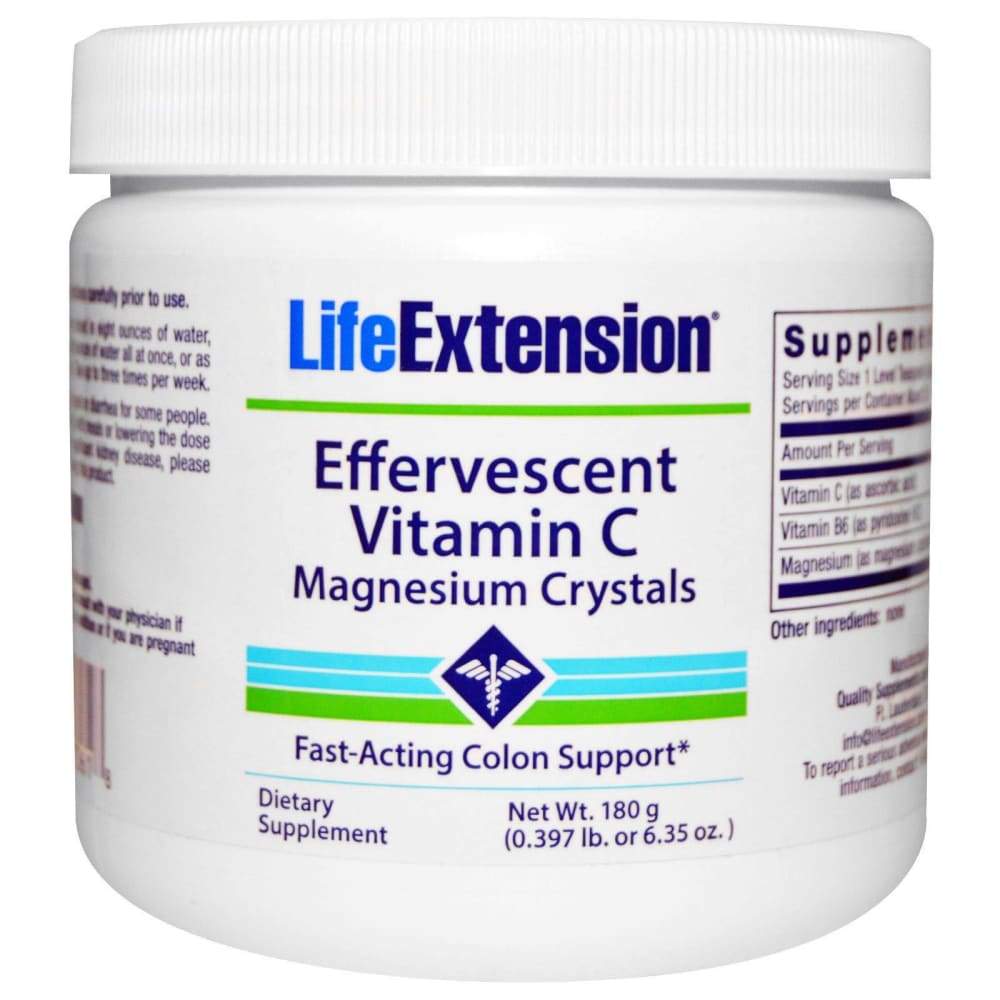 Effervescent Vitamin C Magnesium Crystals - 180 grams