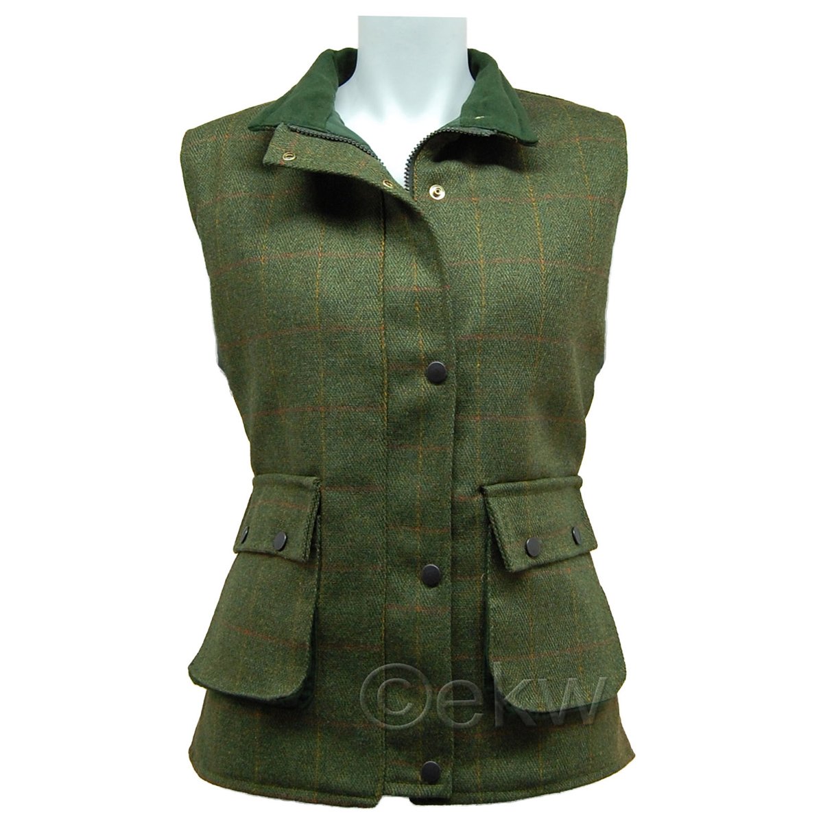 Game Technical Apparel Women's Jacket Various Colours Tweed Gilet - Bute 8