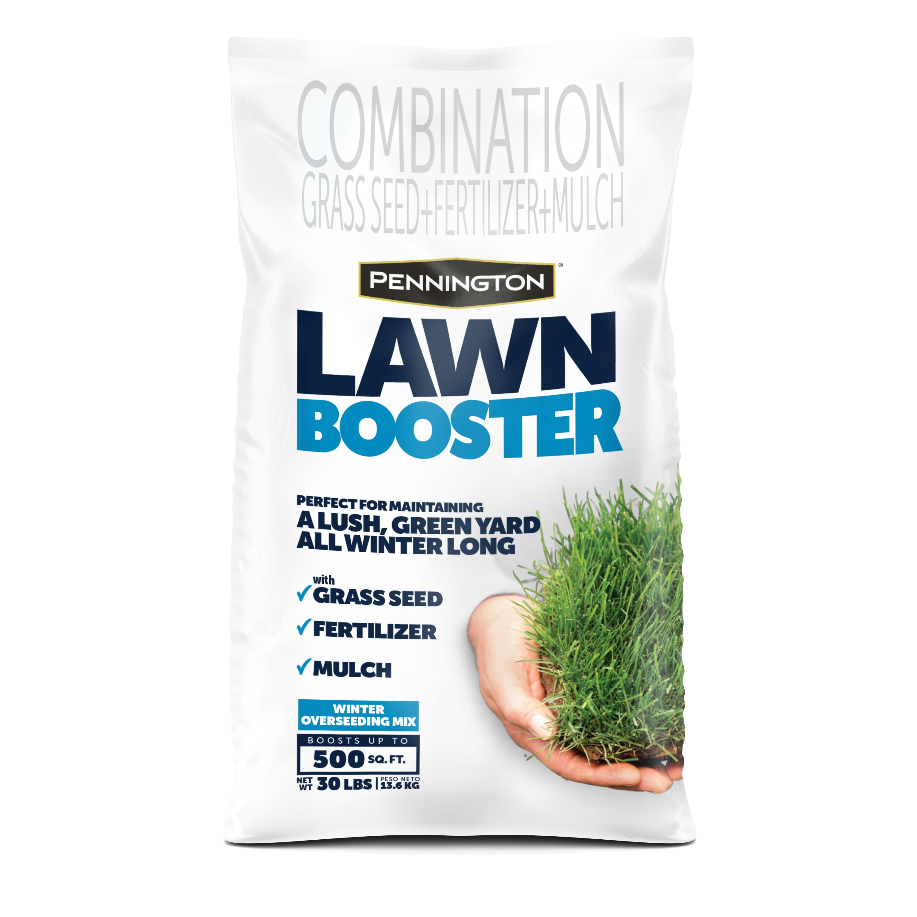 Pennington Lawn Booster Winter Overseeding Mix 30-lb Mixture/Blend Grass Seed | 2149602254