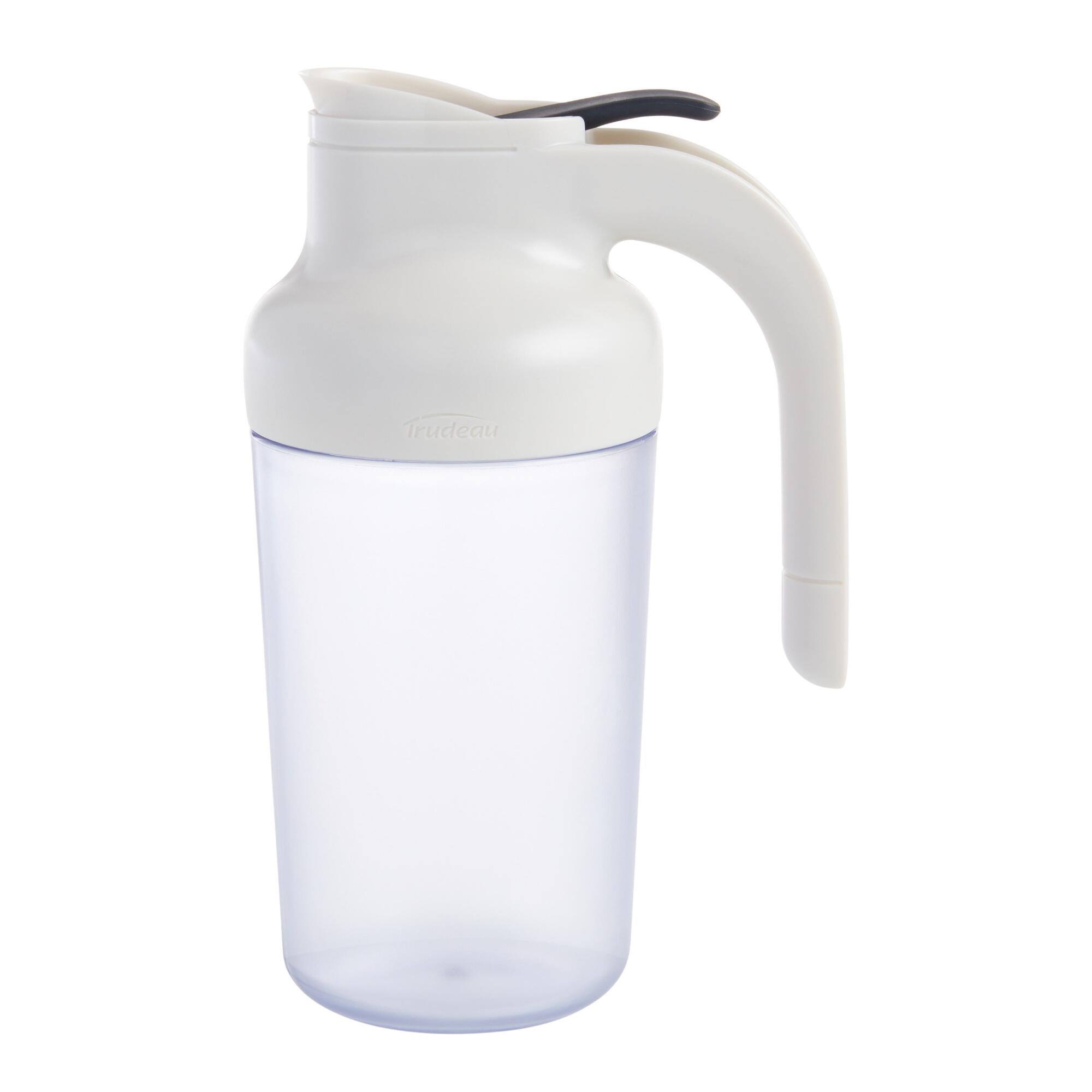 Trudeau Syrup Dispenser: White - Plastic by World Market