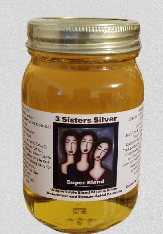 3Ss-Super Blend 20 Ppm Colloidal Silver-16 Ounces