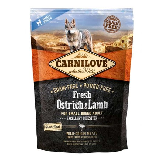 Carnilove Fresh Ostrich & Lamb Adult Small Breed (1,5 kg)