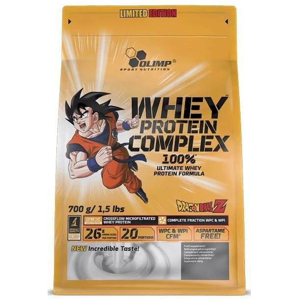 Whey Protein Complex 100% Limited Edition Dragon Ball, White Chocolate with Raspberry - 700 grams