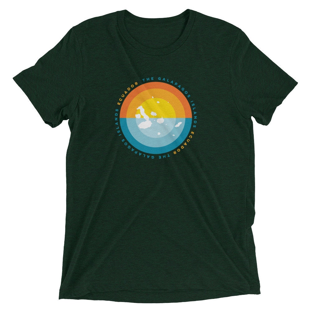 Galapagos Short Sleeve Tri-Blend T-Shirt
