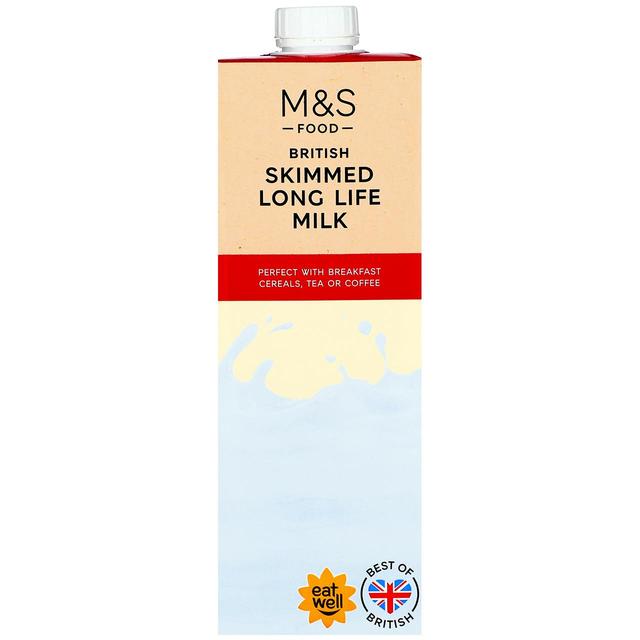 M&S British Skimmed Milk Long Life