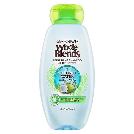 Garnier Whole Blends Hydrating Shampoo with Coconut Water & Aloe Vera Extracts - 12.5 fl oz