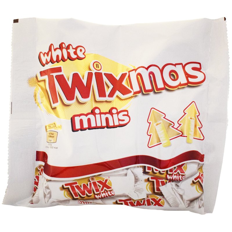Godis "Twixmas Minis White" 366g - 51% rabatt