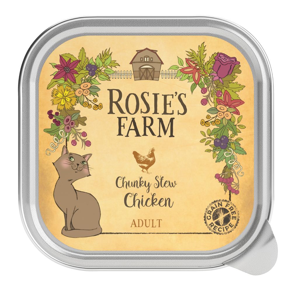 Rosie's Farm Adult Chunky Stew with Chicken - Saver Pack: 48 x 100g