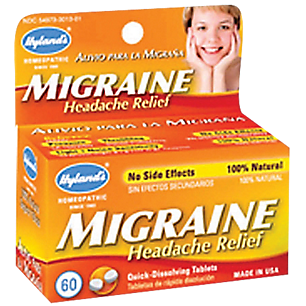 Migraine Headache Relief - Homeopathic Medicine (60 Tablets)