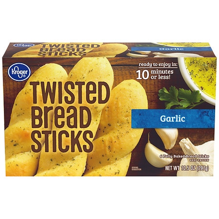 Kroger Garlic Twisted Bread Sticks - 10.5 oz