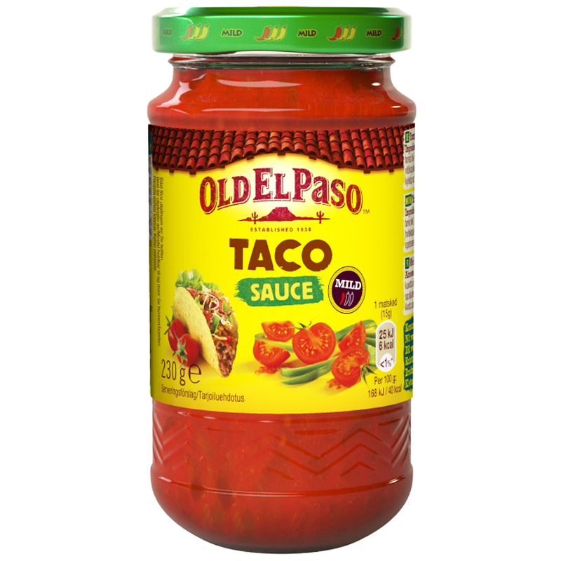 Tacosås Mild 230g - 22% rabatt