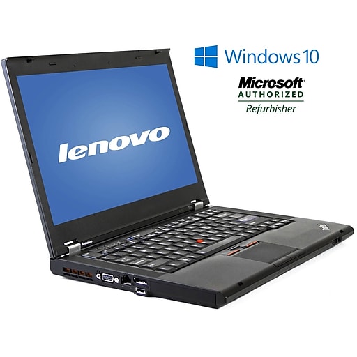 Refurbished Lenovo Thinkpad T430 Laptop Intel Core i5 3320M 2.6GHz 8GB 120GB Solid State Drive 14" Screen Windows 10 Pro