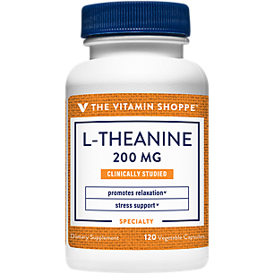 L-Theanine - Promotes Relaxation & Stress Support - 200 MG (120 Vegetable Capsules)