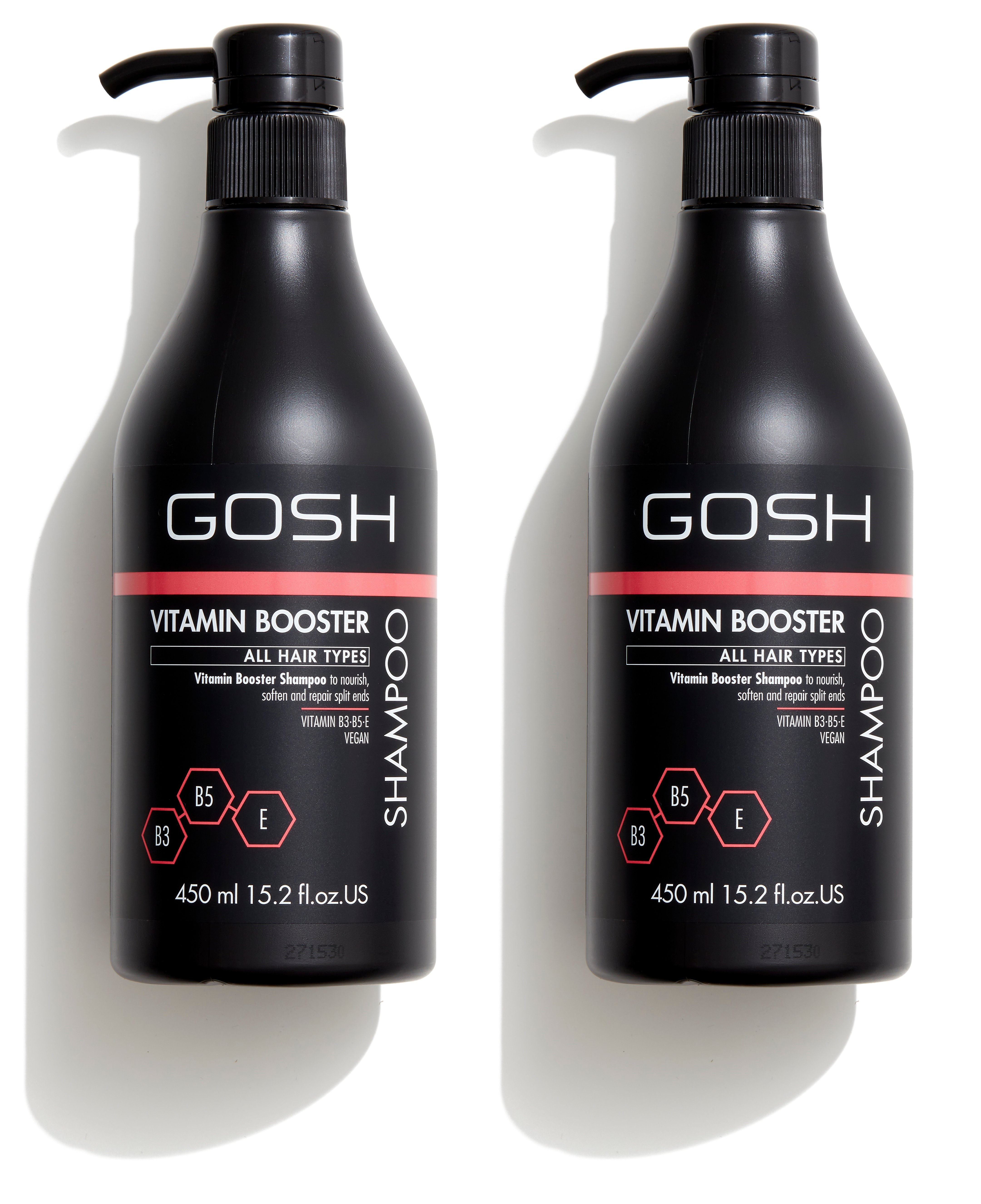 GOSH - 2 x Vitamin Booster Shampoo 450 ml