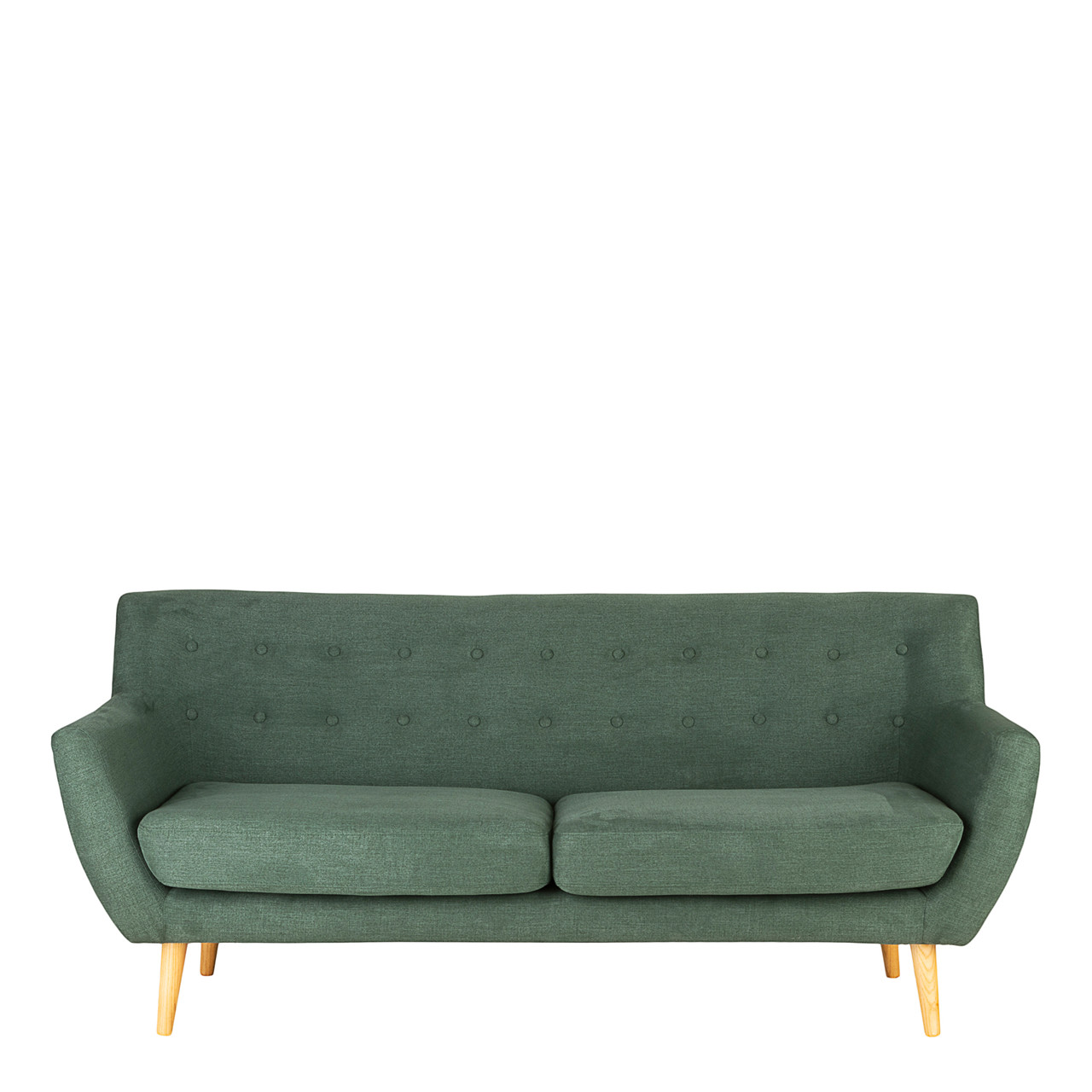 MIAMI 2½ pers.sofa mørkegrøn // Forventes på lager til vinter