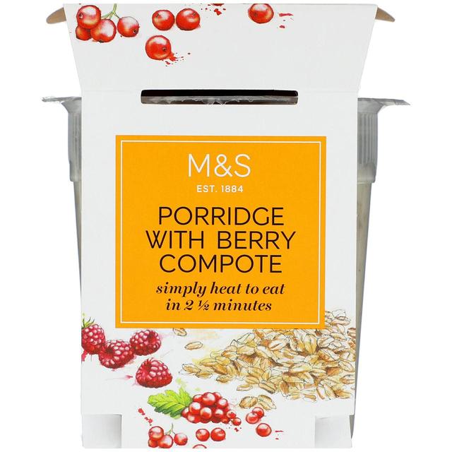 M&S Porridge with Berry Compote