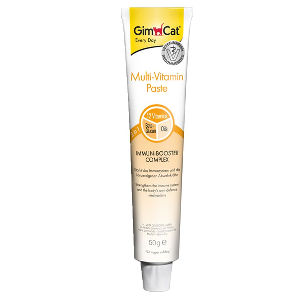 GimCat Multi-Vitamin Paste - Saver Pack: 3 x 200g