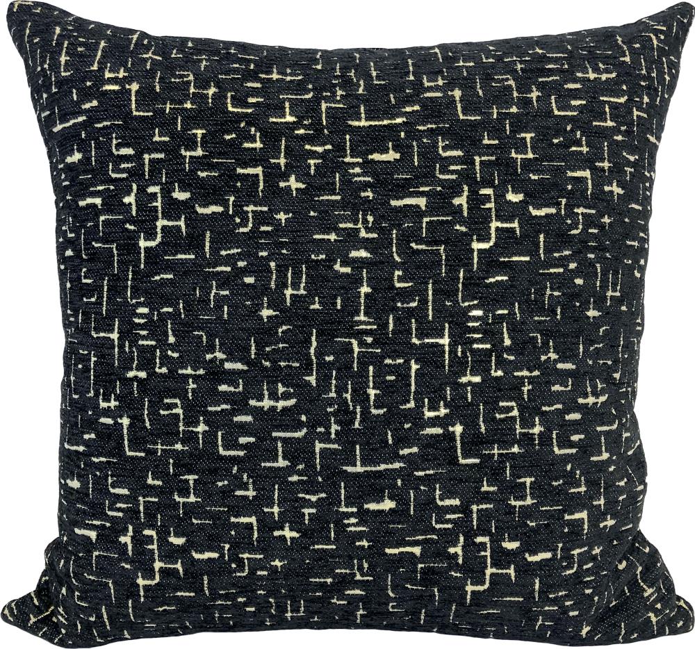 Westex 20-in x 20-in Black Cotton/Polyester Blend Indoor Decorative Pillow | 651470