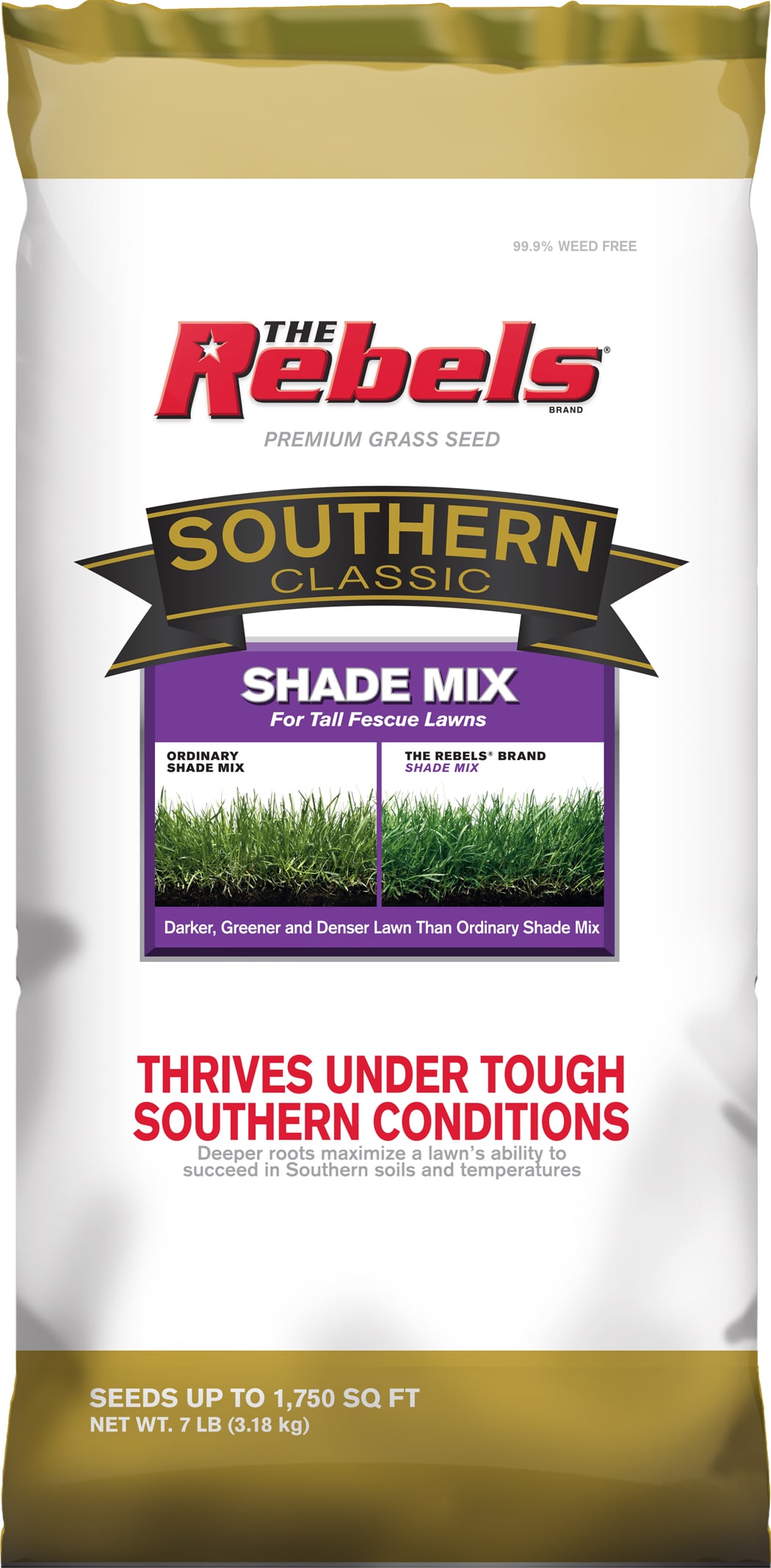 Rebel Southern Classic 7-lb Mixture/Blend Grass Seed | 2149629777