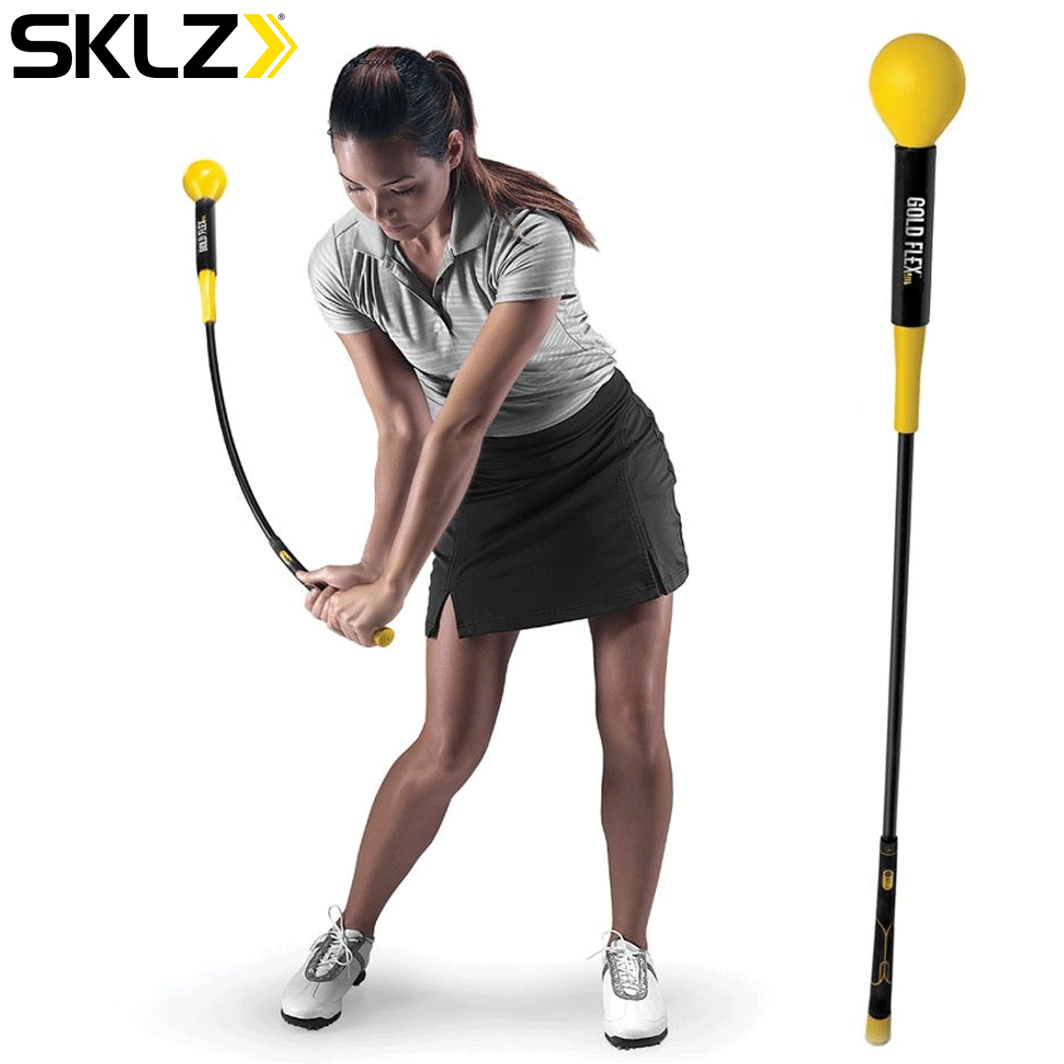 SKLZ - Gold Flex Swing Warm UP - Golf Training Stick 48"