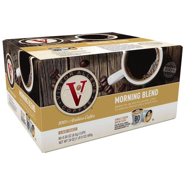 Victor Allen's Coffee Morning Blend Coffee - 80 Count