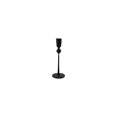 Kynttilänjalka Trivo musta 6x18 cm