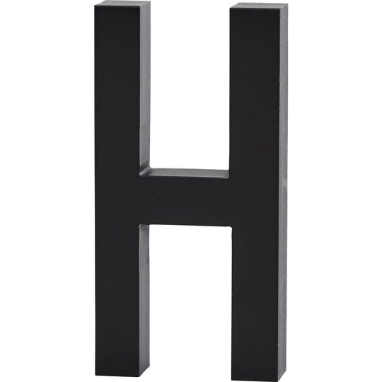 Design Letters Bokstav Grå i Aluminium 50 mm, H