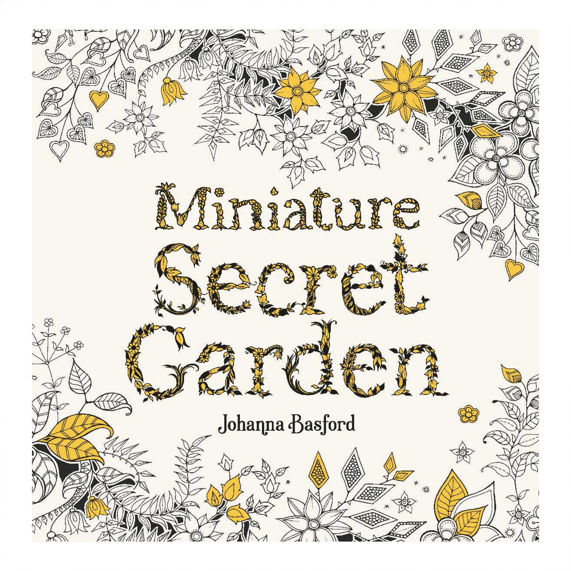 Miniature Secret Garden Coloring Book: Multi - Paper by World Market
