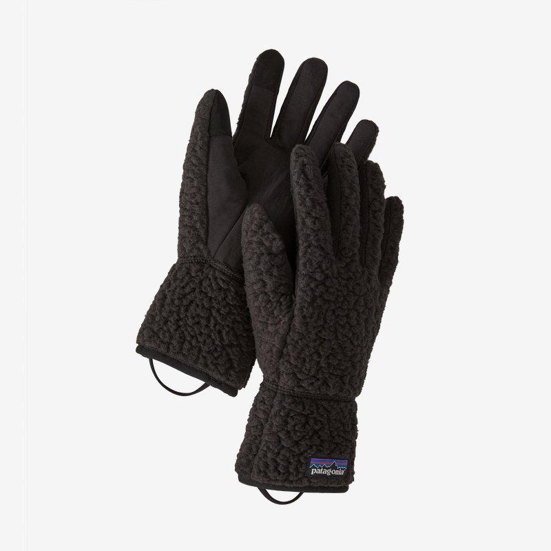 Patagonia Women's Retro Pile Gloves, Black / L