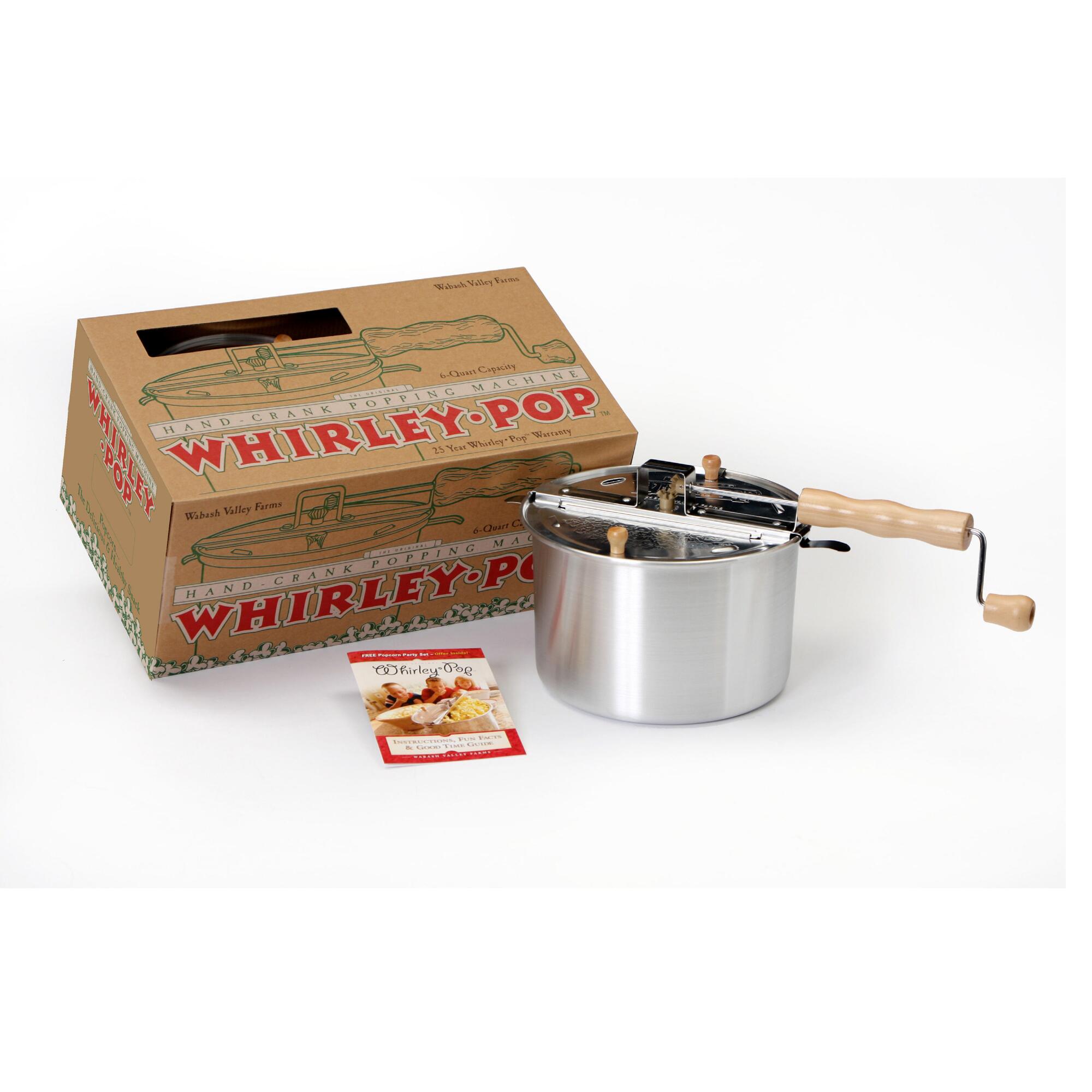 Original Whirley Pop Aluminum Stovetop Popcorn Popper by World Market