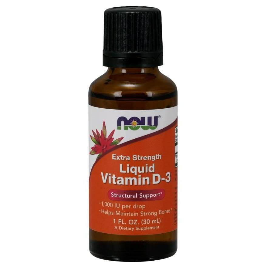 Vitamin D-3 Liquid, 1000 IU (Extra Strength) - 30 ml.