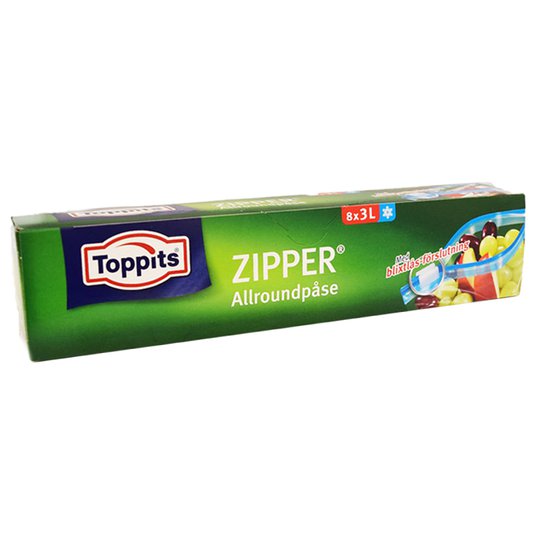 Pakastepussit Zipper 8 kpl - 17% alennus