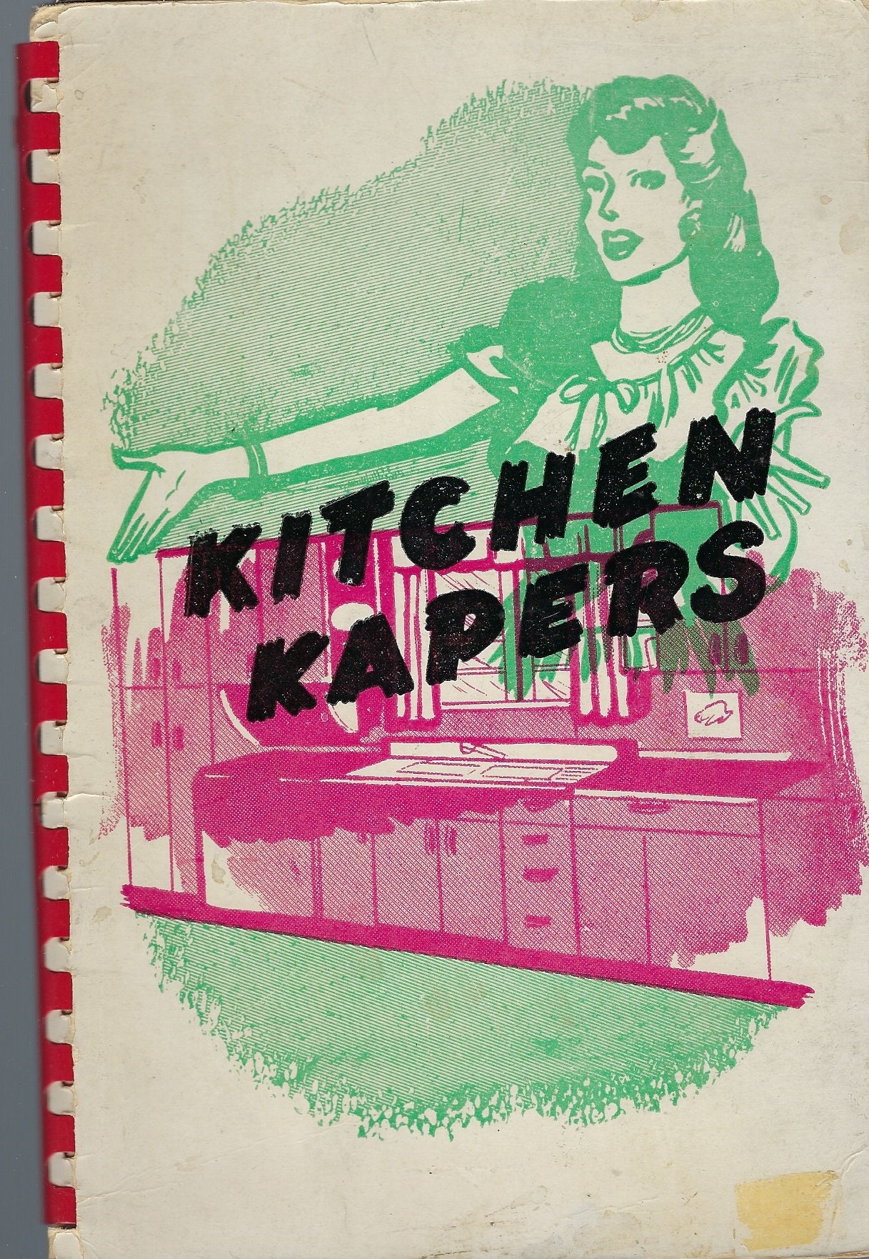 Newark Ohio Vintage 1952 Neal Avenue Methodist Church Kitchen Kapers Cookbook Pa Community Local Ads Favorite Recipes Collectible Rare Book