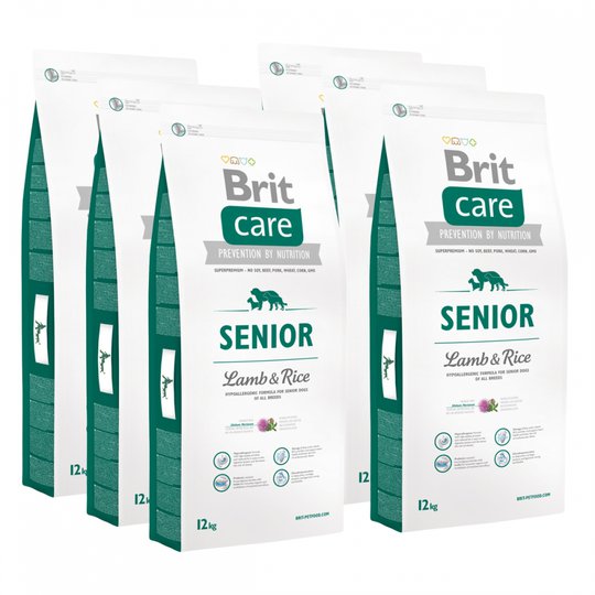 Brit care clearance senior lamb rice