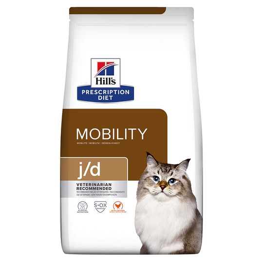 Osta 2 x 3 kg Hill's Prescription Diet -kissanruokaa erikoishintaan! - j/d  Joint Care - kana netistä