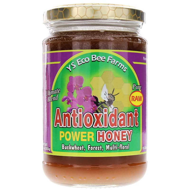 YS Organic Bee Farms Raw Antioxidant Power Honey 13.5 Oz