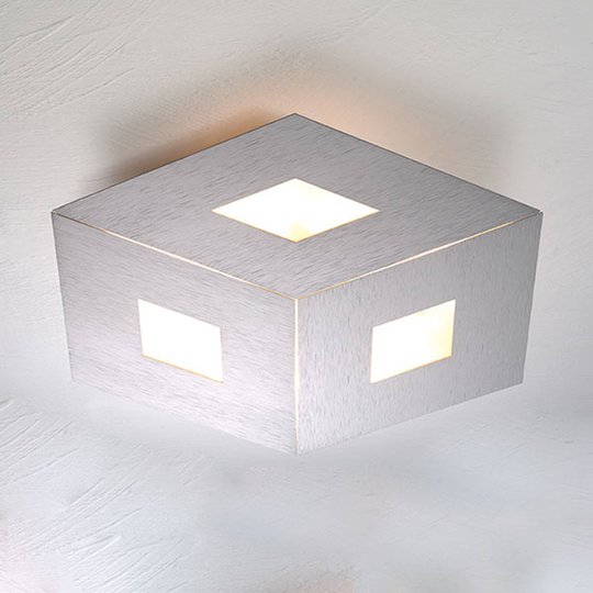 Bopp Box Comfort LED-kattovalaisin, hopea 45cm