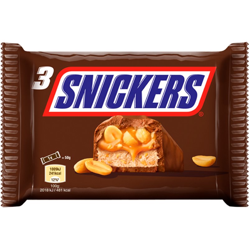 3-pak Snickers - 24% rabat