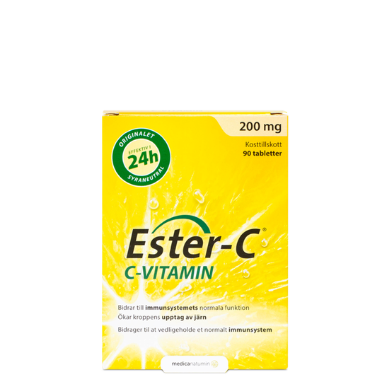 Ester-C 200 mg, 90 tabletter