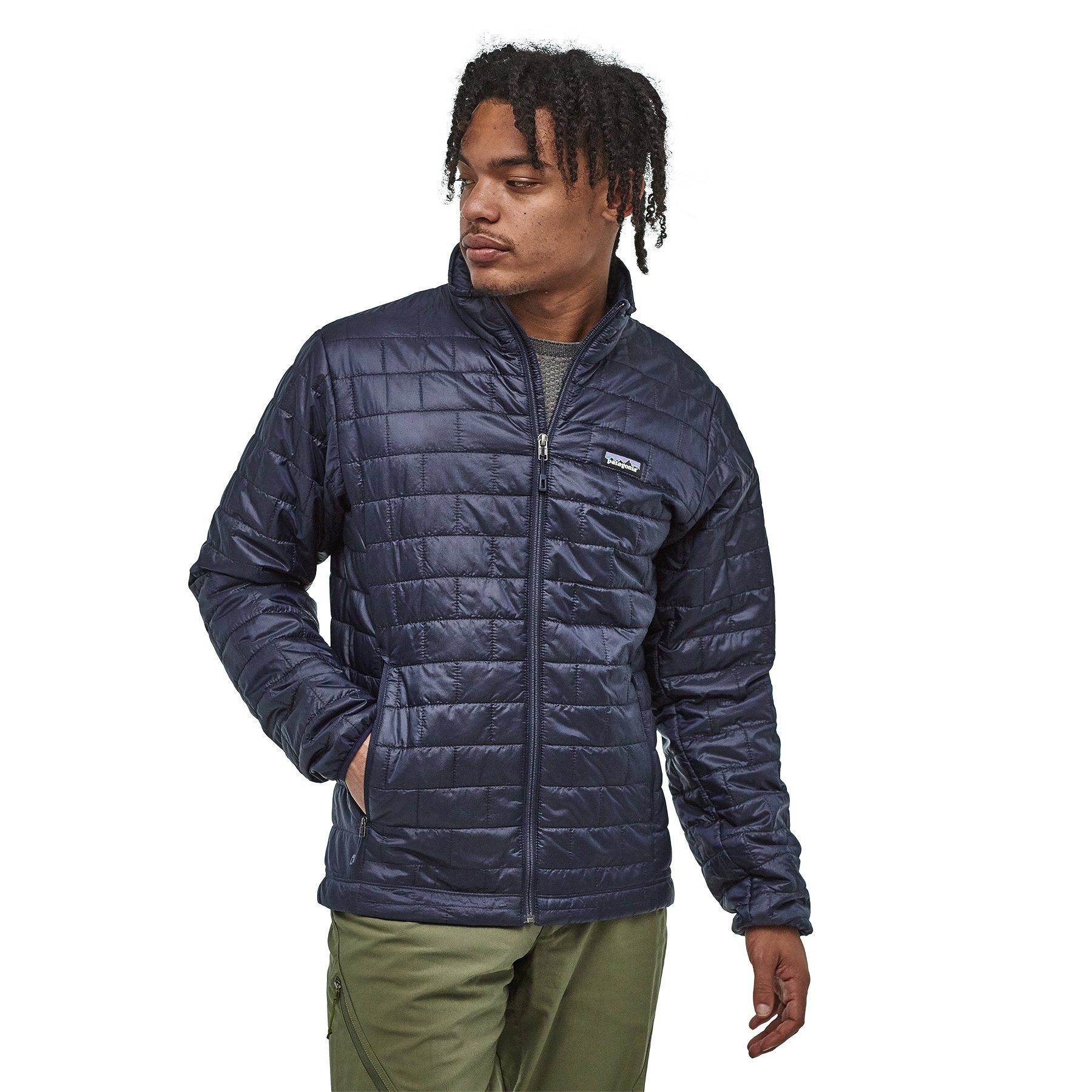Patagonia Nano Puff® Jacket - 100% Recycled Polyester, Classic Navy / S